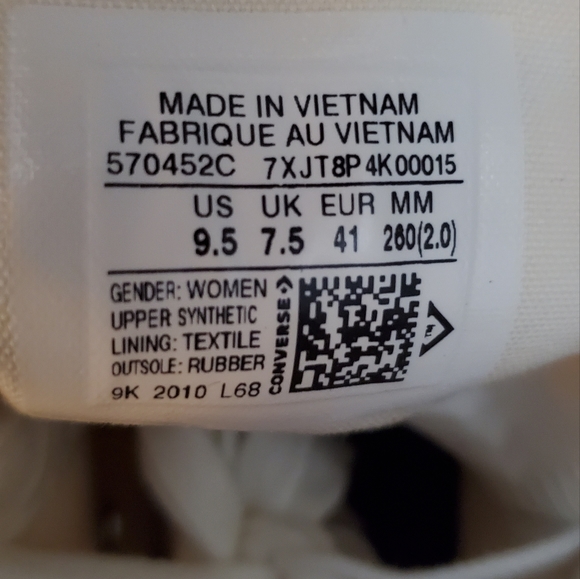 CONVERSE CTAS LIFT HI PLATFORM WOMEN'S SZ  / 570452C - Picture 12 of 13